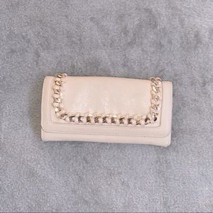 Cream Clutch Wallet